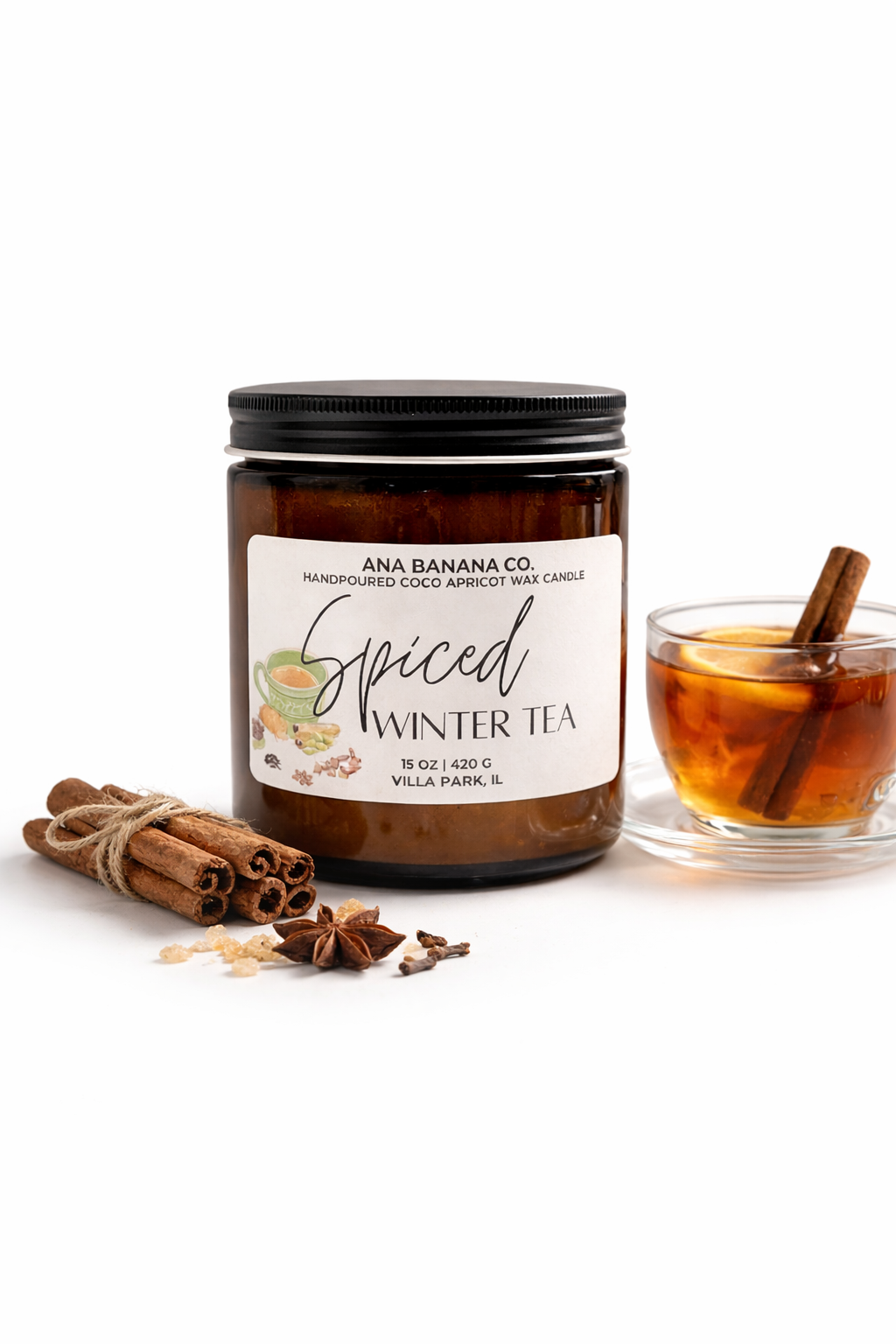 Spiced Winter Tea Candle
