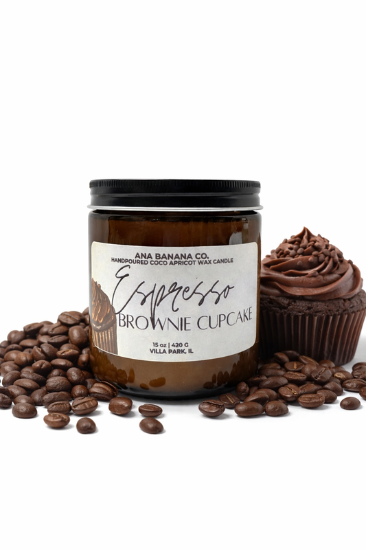 Espresso Brownie Cupcake Candle