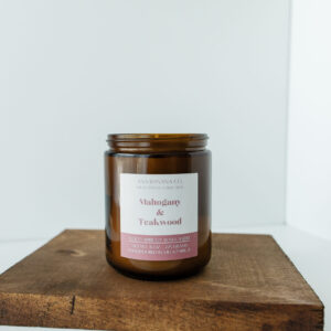 Mahogany Teakwood 8 oz Candle l The Everyday Collection