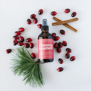 Christmas Cranberry 4 oz Odor Eliminating Room and Linen Spray l Holiday 2026 Collection