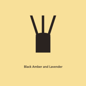 Black Amber and Lavender 4 oz Reed Diffuser l The Everyday Collection