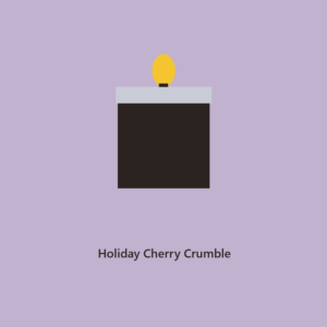 Holiday Cherry Crumble 9 oz Candle l Holiday 2026 Collection