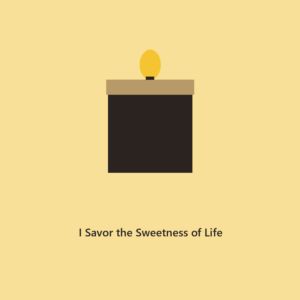 I Savor the Sweetness of Life 8 oz Affirmation Candle l The Affirmation Collection